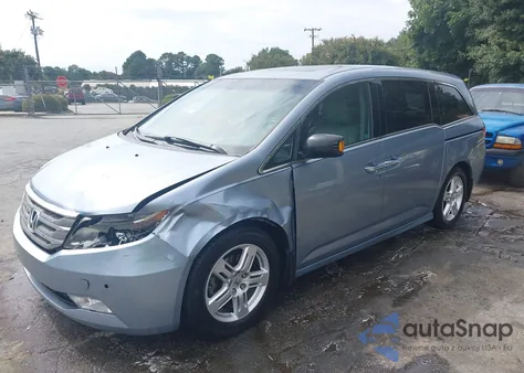 2012 Honda Odyssey Touring/Touring Elite из США, поврежденный, VIN 5FNRL5H95CB011709